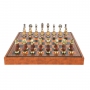 Exclusive chess set "Arabesque large" 600140216 (zamak alloy/beech, leatherette board) - photo 2