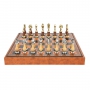 Exclusive chess set "Arabesque large" 600140216 (zamak alloy/beech, leatherette board) - photo 3