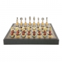 Exclusive chess set "Arabesque large" 600140217 (zamak alloy/beech, leatherette board) - photo 3