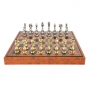 Exclusive chess set "Arabesque large" 600140220 (zamak alloy, leatherette board) - photo 2