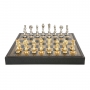 Эксклюзивные шахматы "Arabesque large" 600140222 (сплав замак, золото/серебро, доска из искусственной кожи) - фото 3