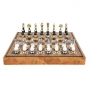 Exclusive chess set "Arabesque large" 600140224 (zamak alloy/beech, leatherette board) - photo 2