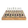 Exclusive chess set "Arabesque large" 600140224 (zamak alloy/beech, leatherette board) - photo 3