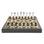 Эксклюзивные шахматы "Arabesque large" 600140226 (сплав замак/бук, доска из искусственной кожи) - фото 2