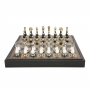 Exclusive chess set "Arabesque large" 600140226 (zamak alloy/beech, leatherette board) - photo 3