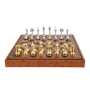 Эксклюзивные шахматы "Fiorito large" 600140146 (золото/серебро, доска из искусственной кожи) - фото 2