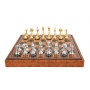 Эксклюзивные шахматы "Fiorito large" 600140146 (золото/серебро, доска из искусственной кожи) - фото 3