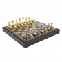 Exclusive chess set "Fiorito large" 600140150 (zamak alloy, leatherette board) - photo 2