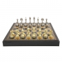 Exclusive chess set "Fiorito large" 600140150 (zamak alloy, leatherette board) - photo 3