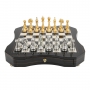 Exclusive chess set "Fiorito large" 600140073 (zamak alloy, gold/silver plated, board with drawer) - photo 3