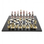 Эксклюзивные шахматы "Florentine Renaissance" 600140051 (сплав замак, цветная эмаль, черная доска) - фото 3