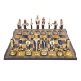 Эксклюзивные шахматы "Florentine Renaissance" 600140115 (сплав замак, цветная эмаль, доска из искусственной кожи) - фото 2
