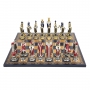 Exclusive chess set "Florentine Renaissance" 600140115 (zamak alloy, colored enamels, leatherette board) - photo 3