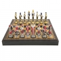 Exclusive chess set "Florentine Renaissance" 600140116 (zamak alloy, colored enamels, leatherette board) - photo 2