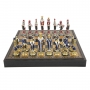 Exclusive chess set "Florentine Renaissance" 600140116 (zamak alloy, colored enamels, leatherette board) - photo 3