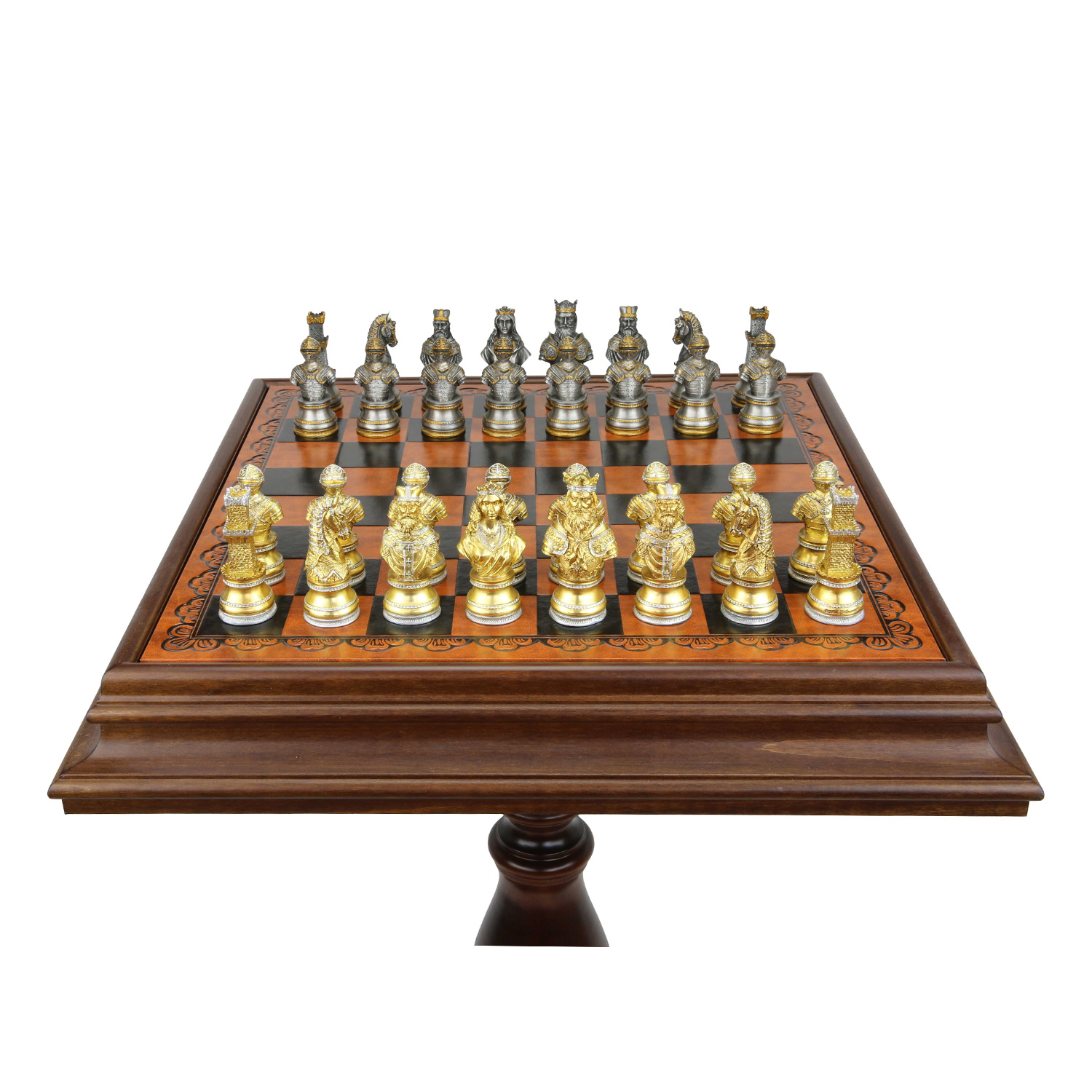 Bello Collezioni - Mancini 24K Gold/Silver Plated Luxury Chess Set