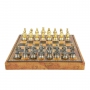 Exclusive chess set "Medieval" 600140046 (zamak alloy, gold/silver plated) - photo 3