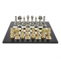 Exclusive chess set "Oriental Extra" 600140050 (solid brass, black board) - photo 2