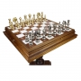 Эксклюзивные шахматы "Oriental Extra" 600140253 (латунь, шахматный стол) - фото 2
