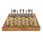 Эксклюзивные шахматы "Oriental Extra" 600140044 (латунь, доска из искусственной кожи) - фото 2