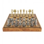 Эксклюзивные шахматы "Oriental Extra" 600140044 (латунь, доска из искусственной кожи) - фото 3