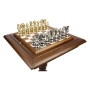 Эксклюзивные шахматы "Oriental Extra" 600140245 (латунь, шахматный стол) - фото 2