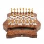 Exclusive chess set "Oriental large" 600140064 (gold/silver plated, board with drawer) - photo 3