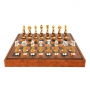 Эксклюзивные шахматы "Oriental large" 600140141 (золото/серебро, доска из искусственной кожи) - фото 3