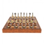 Exclusive chess set "Oriental large" 600140143 (brass/beech, leatherette board) - photo 3