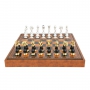 Эксклюзивные шахматы "Oriental large" 600140144 (черно-белые, доска из искусственной кожи) - фото 3