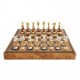 Эксклюзивные шахматы "Oriental large" 600140155 (золото/серебро, доска из искусственной кожи) - фото 2
