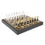 Эксклюзивные шахматы "Oriental large" 600140157 (черно-белые, доска из искусственной кожи) - фото 2