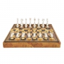 Эксклюзивные шахматы "Oriental large" 600140160 (цвет белый антик, доска из искусственной кожи) - фото 3