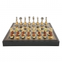 Эксклюзивные шахматы "Oriental large" 600140162 (латунь/бук, доска из искусственной кожи) - фото 3