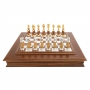 Эксклюзивные шахматы "Oriental large" 600140165 (золото/серебро, мраморная доска) - фото 2