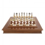 Exclusive chess set "Oriental large" 600140166 (brass/beech, marble chessboard) - photo 2