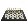 Exclusive chess set "Oriental large" 600140118 (black/white color, gold/silver plated, black board) - photo 2