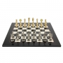 Exclusive chess set "Oriental large" 600140119 (solid brass, black board) - photo 2