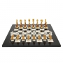 Exclusive chess set "Oriental large" 600140120 (gold/silver plated, black board) - photo 2