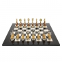 Exclusive chess set "Oriental large" 600140122 (brass/beech, black board) - photo 2