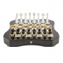 Exclusive chess set "Oriental large" 600140078 (black/white, board with drawer) - photo 3