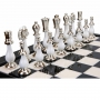 Эксклюзивные шахматы "Oriental large" 600140031 (черно-белые, шахматный стол) - фото 4