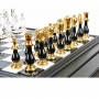 Эксклюзивные шахматы "Oriental large" 600140031 (черно-белые, шахматный стол) - фото 5