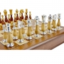 Exclusive chess set "Oriental large" 600140024 (brass/beech, board with drawer) - photo 4