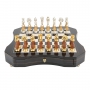 Exclusive chess set "Oriental large" 600140075 (gold/silver plated, board with drawer) - photo 3