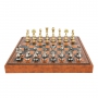 Эксклюзивные шахматы "Oriental large" 600140140 (латунь, доска из искусственной кожи) - фото 3