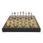 Эксклюзивные шахматы "Oriental large" 600140153 (латунь, доска из искусственной кожи) - фото 2