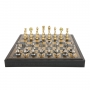 Эксклюзивные шахматы "Oriental large" 600140153 (латунь, доска из искусственной кожи) - фото 3