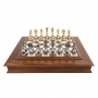Эксклюзивные шахматы "Oriental large" 600140164 (латунь, мраморная доска) - фото 2