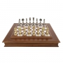 Эксклюзивные шахматы "Oriental large" 600140164 (латунь, мраморная доска) - фото 3